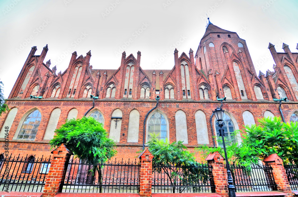 Fototapeta premium Kościół świętego Jana Chrzciciela w Ornecie.