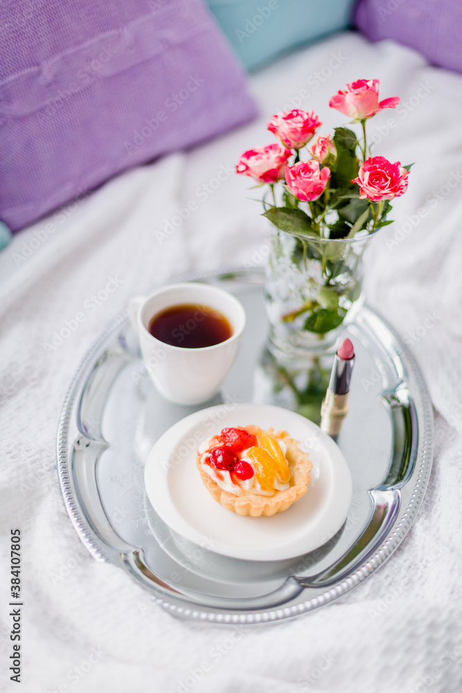 Cozy morning breakfast at home Cozy morning breakfast at home