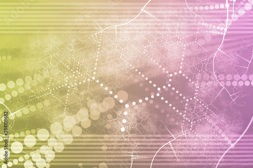 Technology Industrial Network Abstract