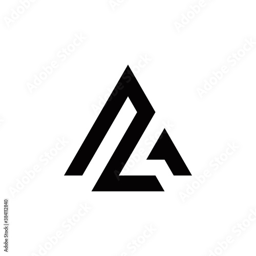 a l g al lg initial logo design vector symbol graphic idea creative