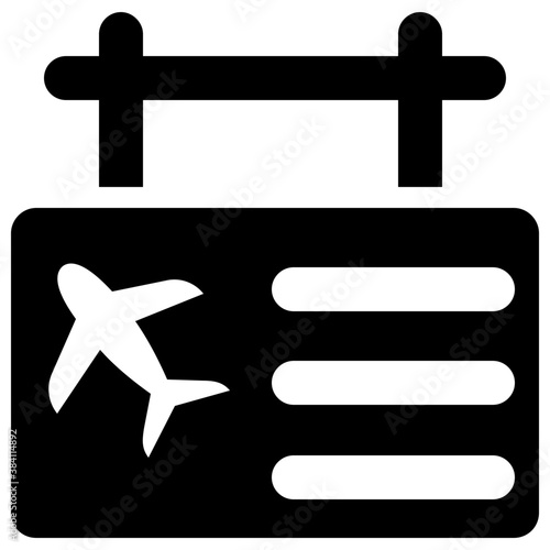 
An airport sign board showing airport  directions 
