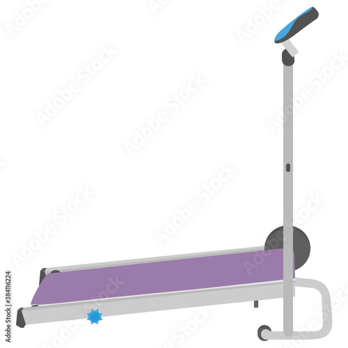 
Treadmill for running and exercise 
