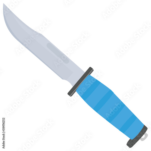 
A knife to use as a weapon 
