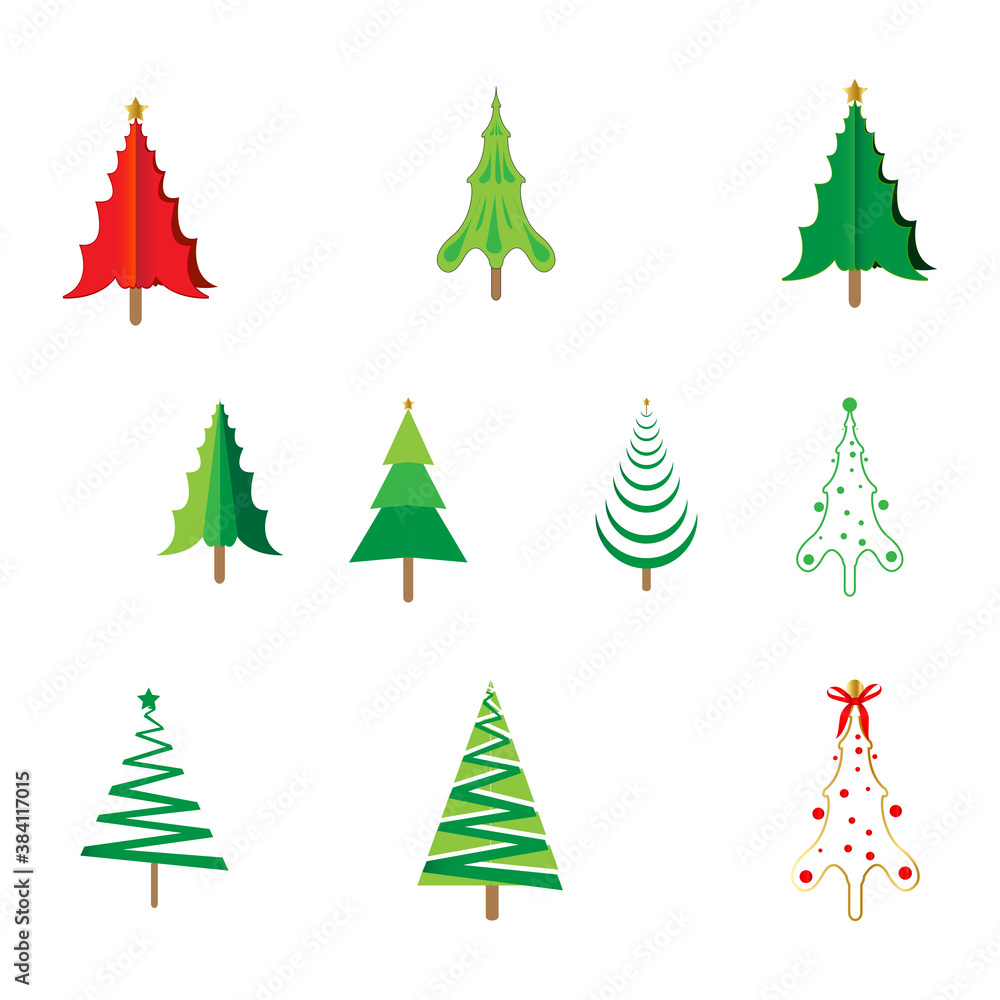 set Cypress icon. Simple illustration of cypress vector icon for web. Vector isolated or white background set Cypress icon. Simple illustration of cypress vector icon for web. Vector isolated or white background