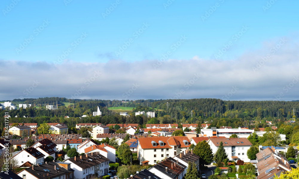 Cityscape of old town Kaufbeuren in Bavaria, Germany Cityscape of old town Kaufbeuren in Bavaria, Germany
