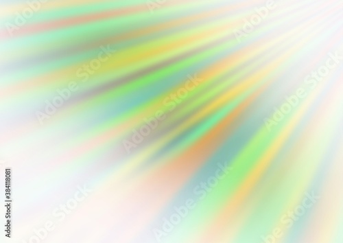 Light Green vector texture with colored lines.