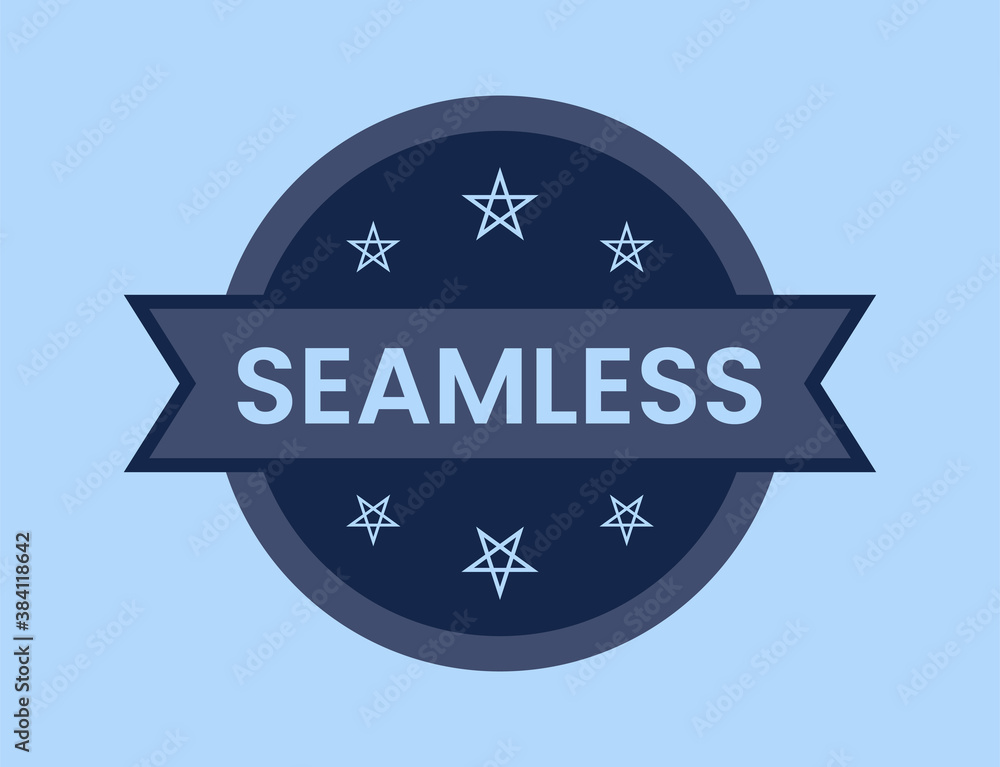 Seamless Badge vector illustration, Seamless Stamp Seamless Badge vector illustration, Seamless Stamp