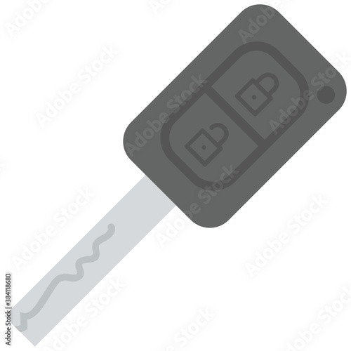 
Car key symbolizing car dealership 
