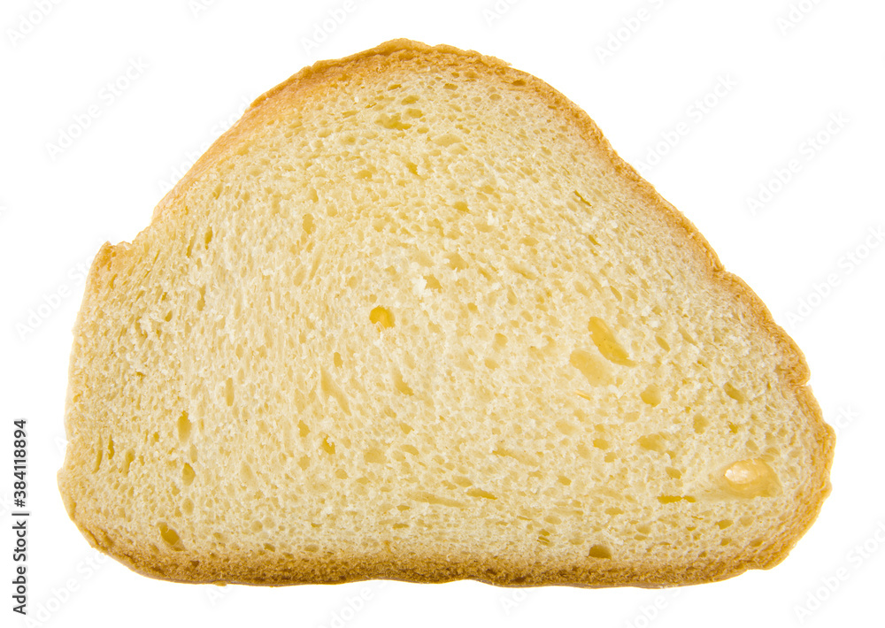 slice of bread isolated on white slice of bread isolated on white