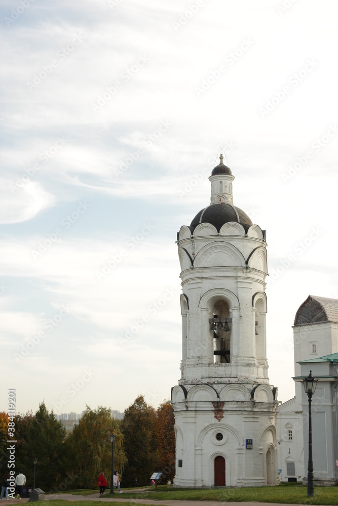 Russia Moscow October 1. 2020. Kolomenskoye. Russian architecture of the 17th century.