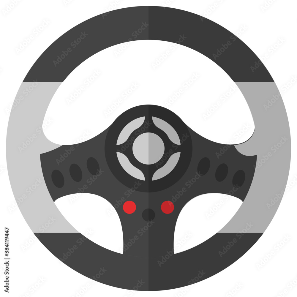 Car steering wheel for video game control
Car steering wheel for video game control