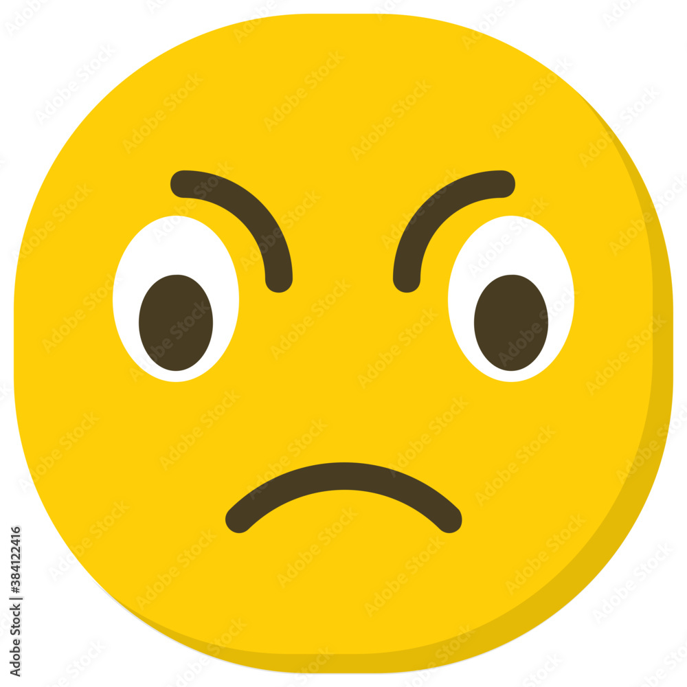Emoticon designed to present angry face expressions
Emoticon designed to present angry face expressions