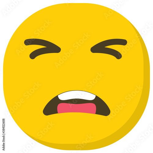 
Astonished smiley is shear surprise
