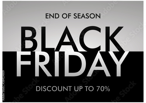 Black Friday Sale banner. Vector Illustration EPS 10.
