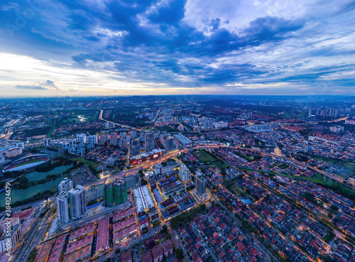 Aerial Panorama_Kuala Lumpur_Malaysia_Kelana Jaya