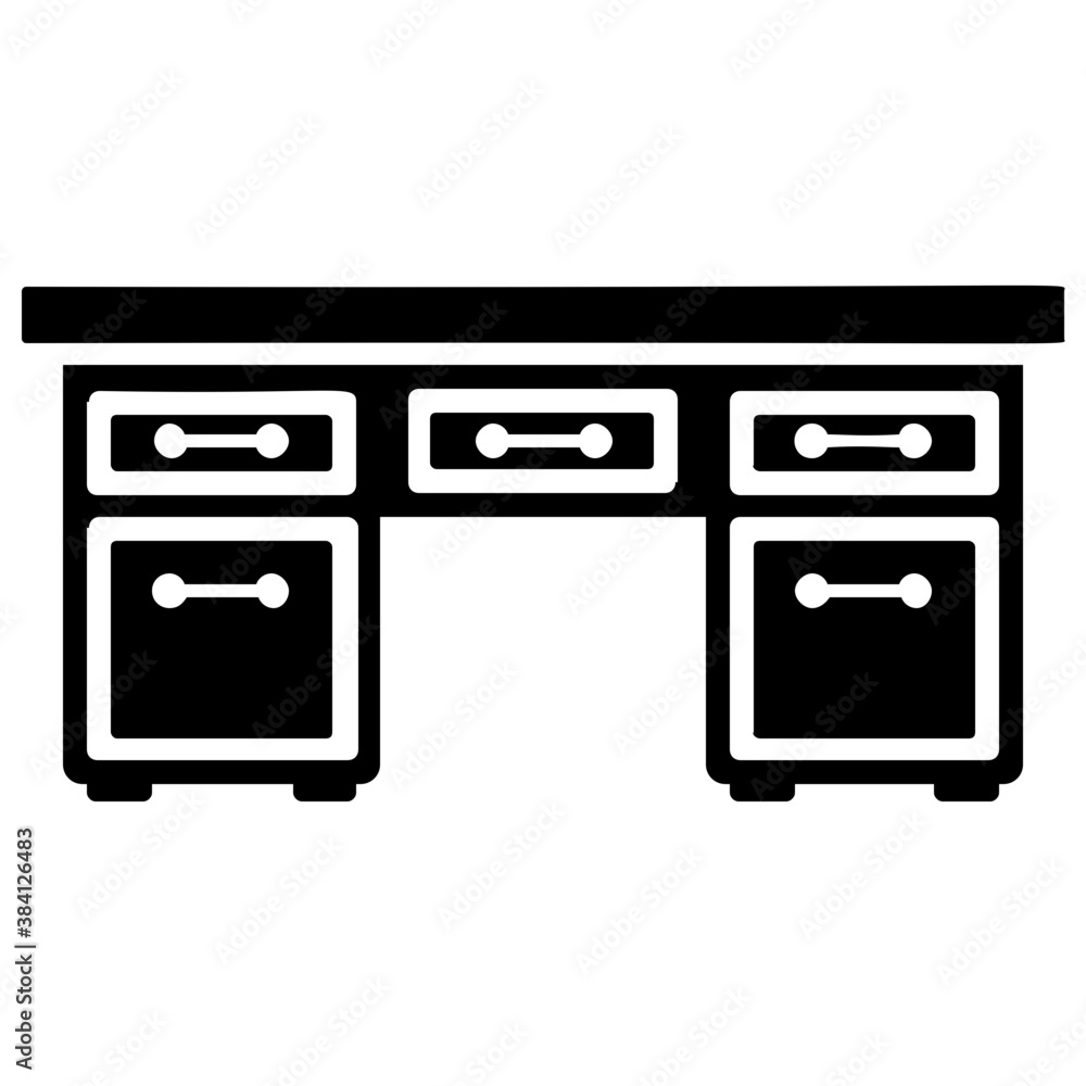 Flat table having cabinets characterizing computer table Flat table having cabinets characterizing computer table