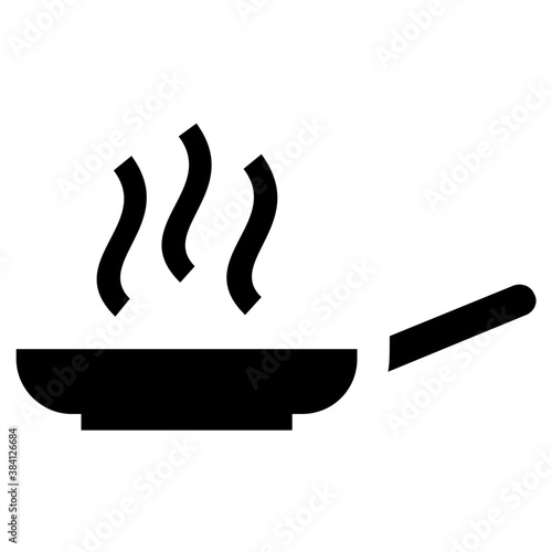 A frying pan used for frying egg