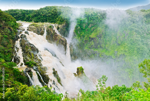 Barron falls after heavy rain photo