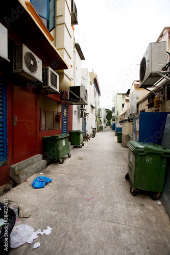 Принти на полотні Back Alley Garbage