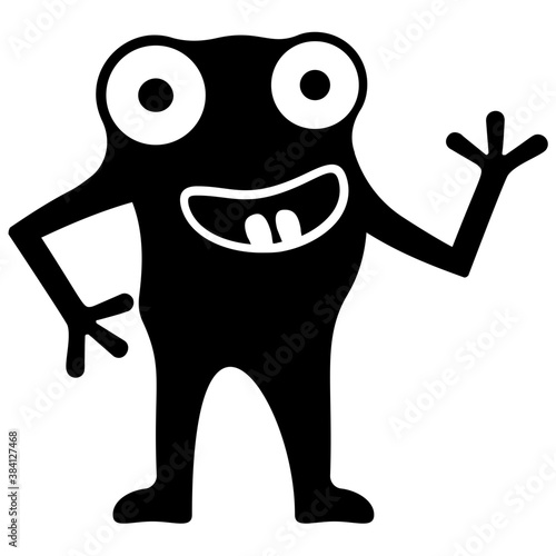 
Krumm monster having two eyes 
