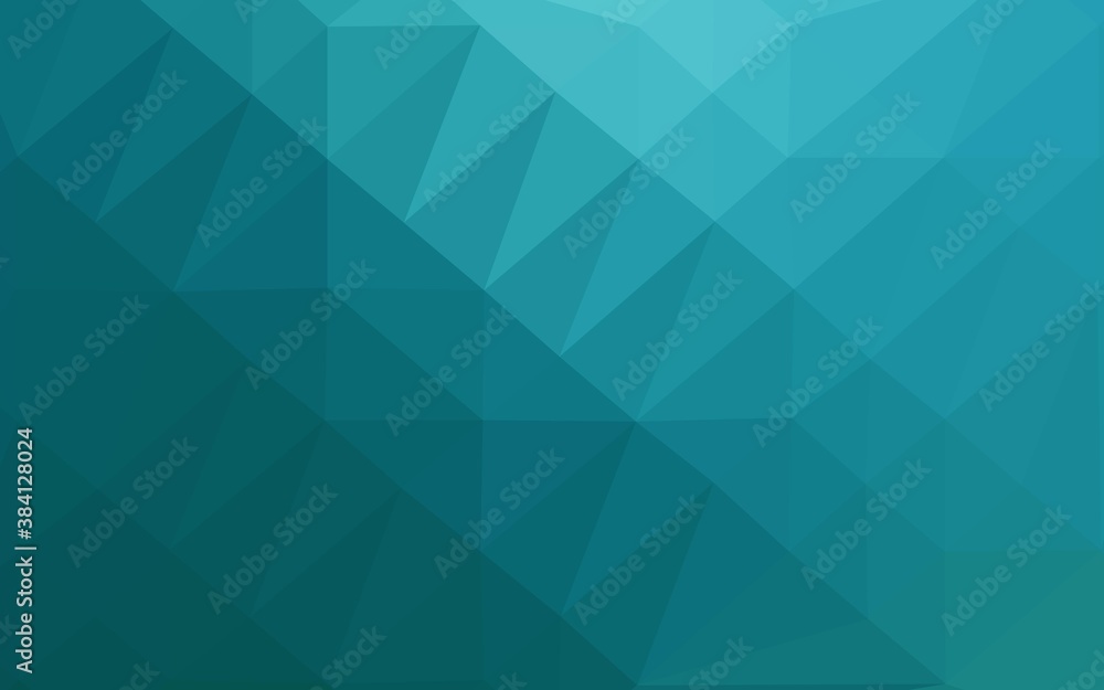 Obraz premium Light BLUE vector polygon abstract layout.