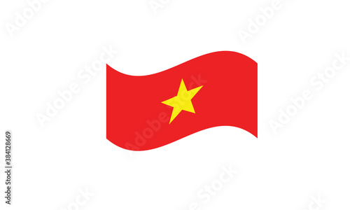 Free Download Vietnam flag waving vector illustration - GFXLoad