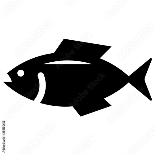 
An animal lives in the ocean having fins, fish 
