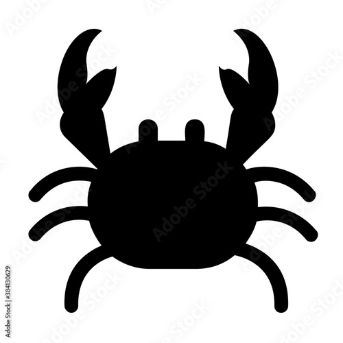 
An ocean animal having six legs, crab 
