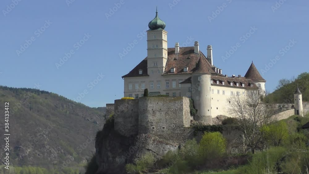 Castle of Schoenbuehel at the Danube river near Melk, Austria Castle of Schoenbuehel at the Danube river near Melk, Austria