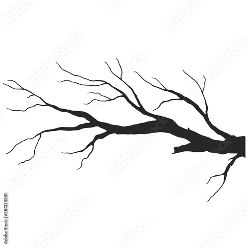 tree branch design halloween design vector drawing