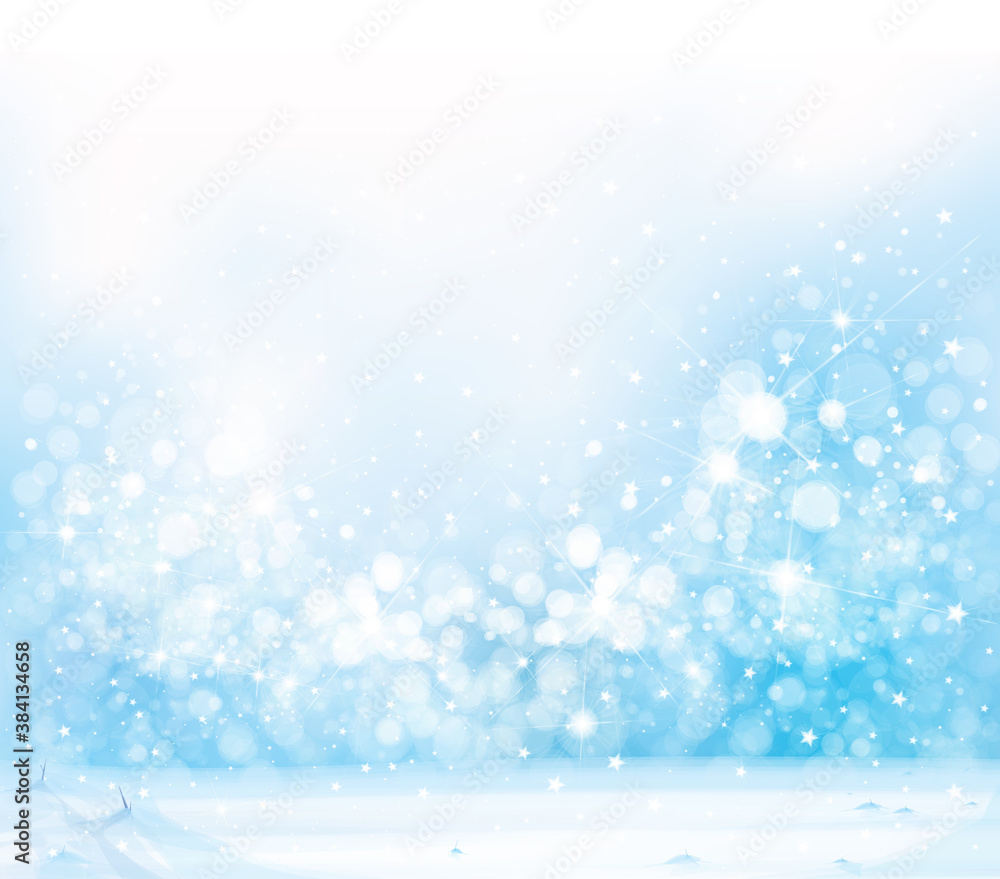 Vector blue, snowy background for Christmas design. Winter background. Vector blue, snowy background for Christmas design. Winter background.