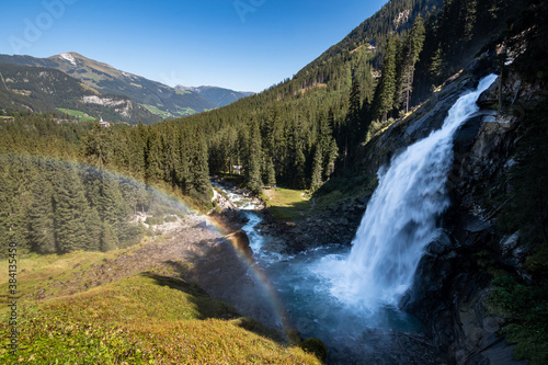 The Krimml Waterfalls in the High Tauern National Park, Krimml, Austria