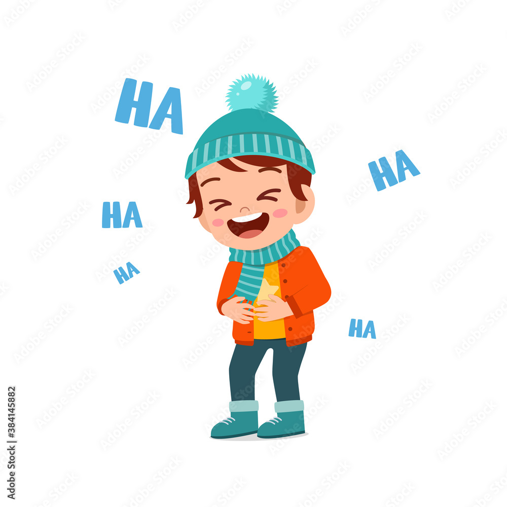 happy cute little kid play and wear jacket in winter season. child laugh wearing warm clothes happy cute little kid play and wear jacket in winter season. child laugh wearing warm clothes