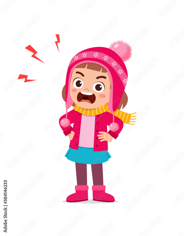 angry cute little kid scream and wear jacket in winter season. child shout wearing warm clothes angry cute little kid scream and wear jacket in winter season. child shout wearing warm clothes