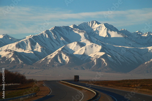 mountain road in the mountains