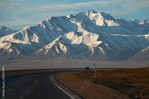 landscape with snow
