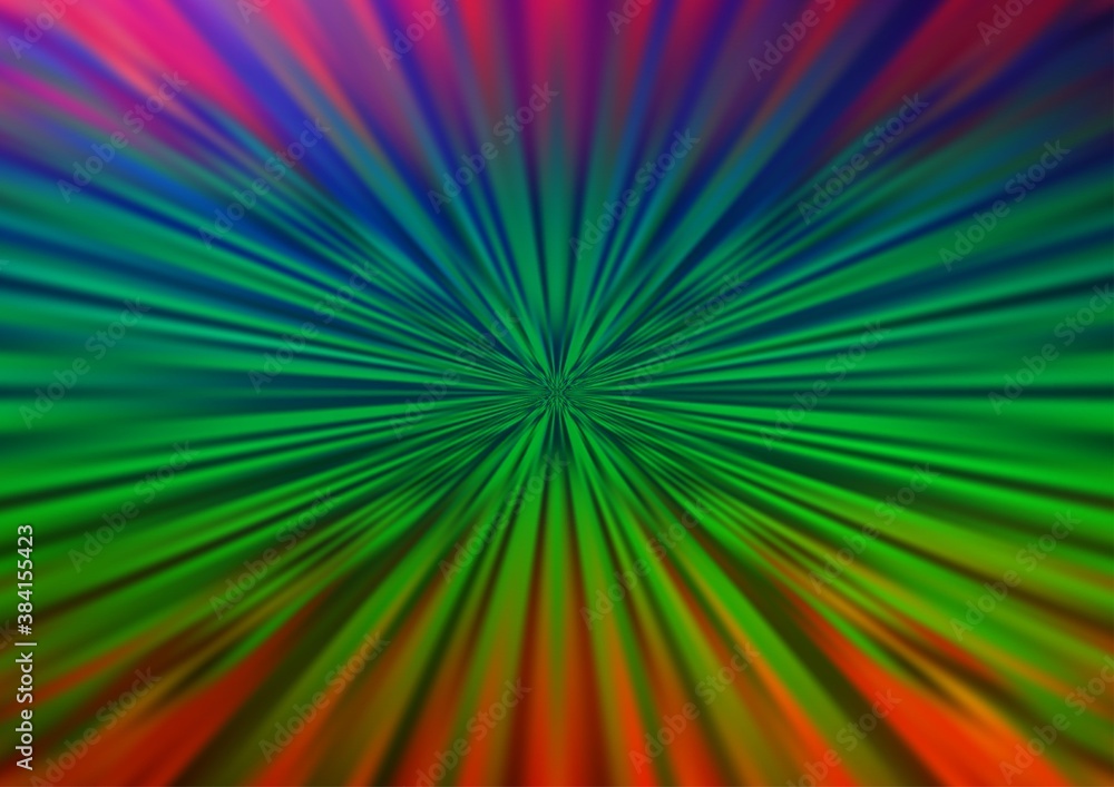 Obraz premium Dark Multicolor, Rainbow vector abstract bokeh pattern.