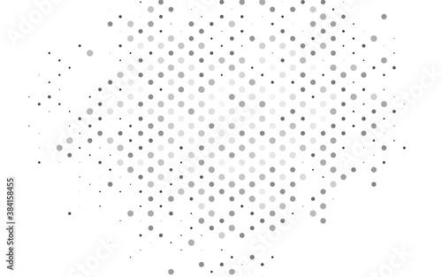 Light Silver, Gray vector texture with disks.