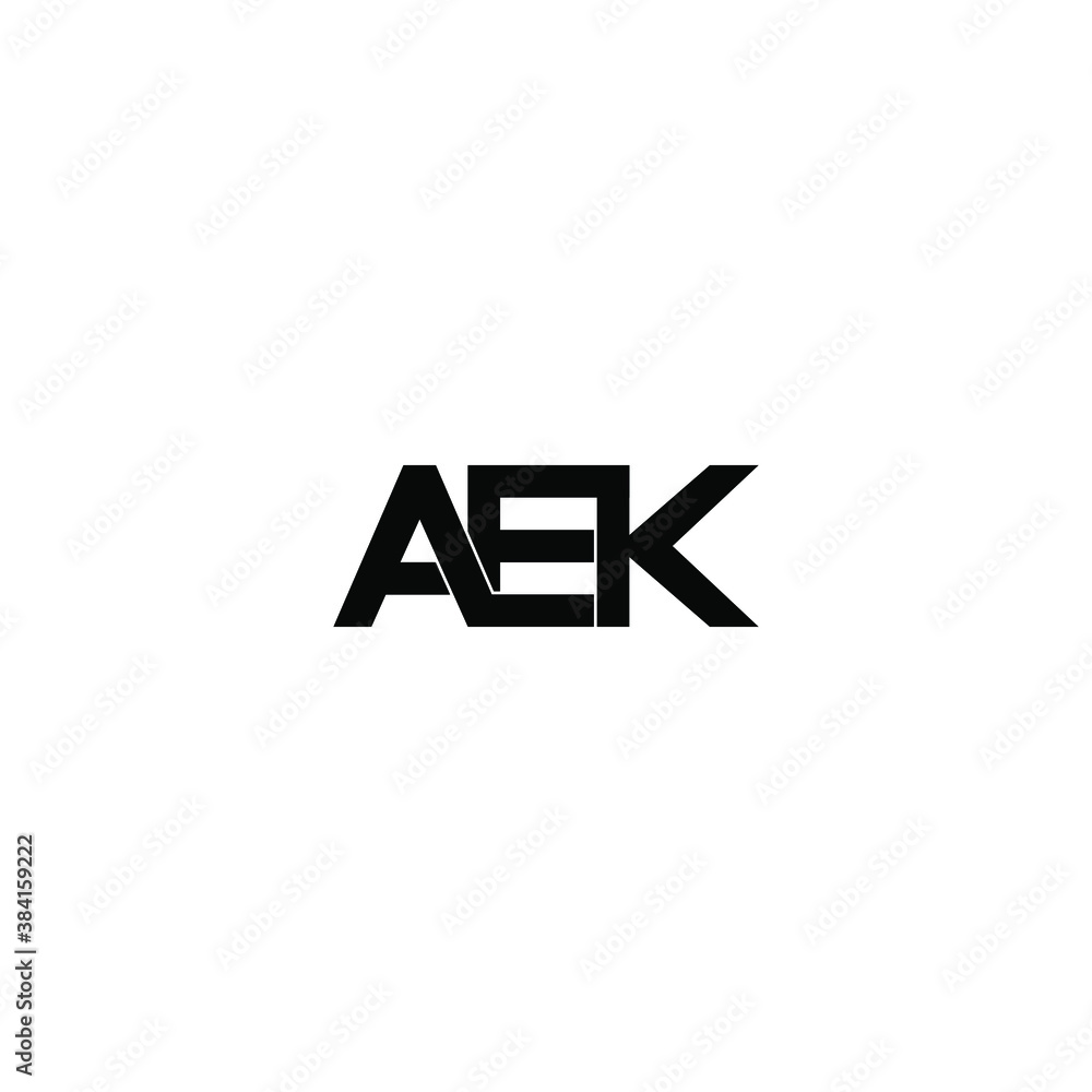 aek letter original monogram logo design aek letter original monogram logo design