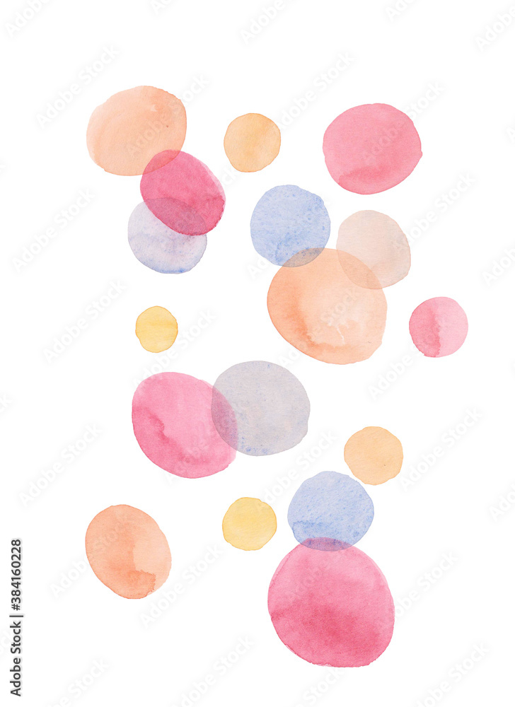 Watercolor poster on a white background with an artistic drawing of strokes, washes and spots. Hand-painted watercolor drawing, cut out elements for the design. abstract geometric background Watercolor poster on a white background with an artistic drawing of strokes, washes and spots. Hand-painted watercolor drawing, cut out elements for the design. abstract geometric background
