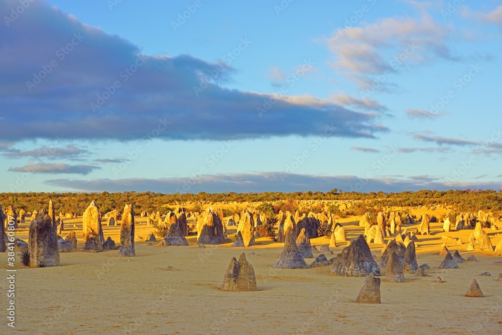 The Pinnacles desert in Cervantes, Nambung, Western Australia