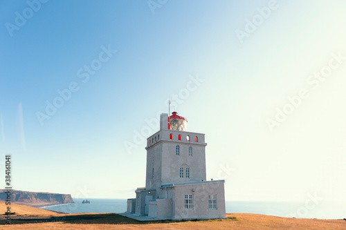 White beautiful lighthouse