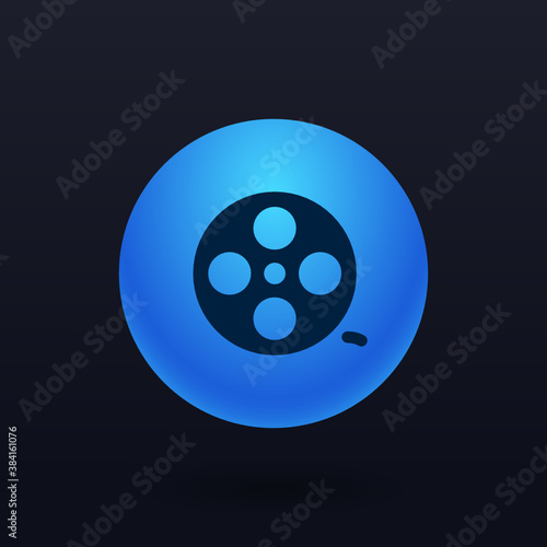 Film Reel - Button