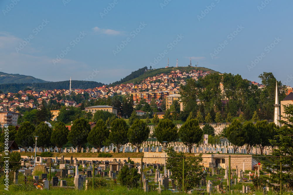 ボスニア・ヘルツェゴビナ　サラエボの墓地