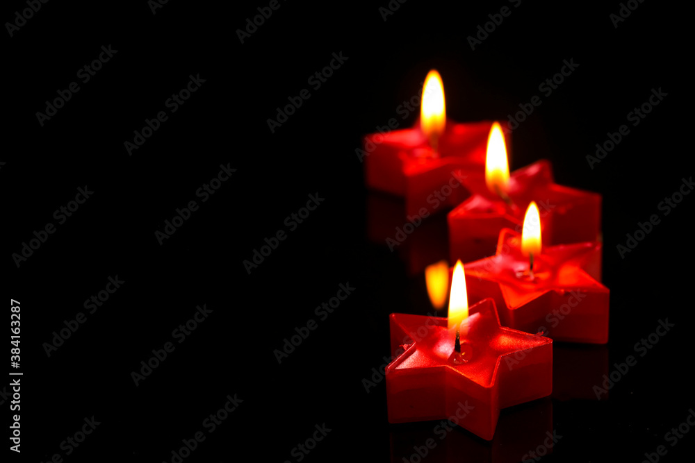 Indian festival diwali , candle on dark background Indian festival diwali , candle on dark background