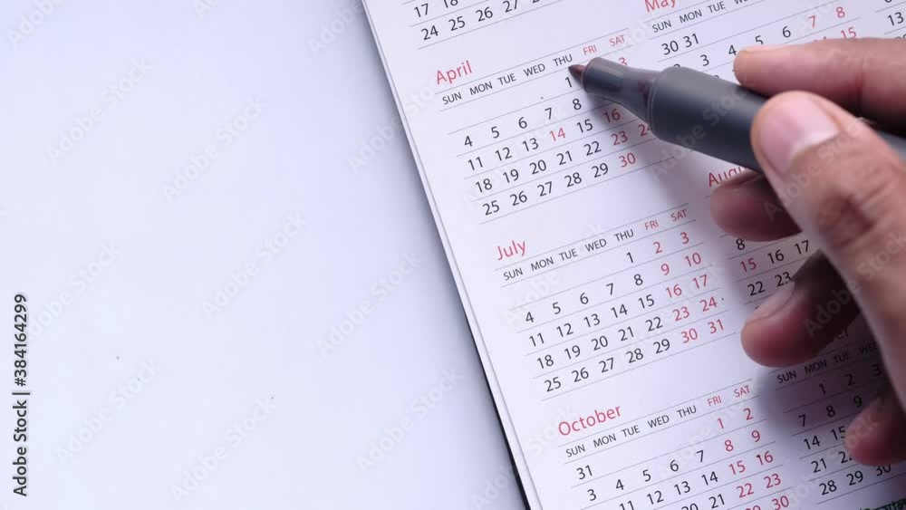 deadline concept with red mark on calendar date deadline concept with red mark on calendar date