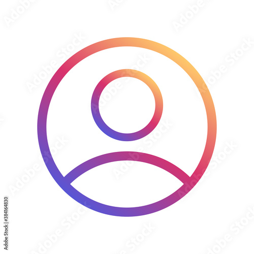 User Icon in trendy flat style isolated on white background. User symbol for your web site design, logo, app, UI. Vector illustration. EPS10.