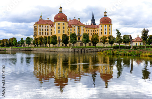 Moritzburg near Dresden in Saxony. Built about 1542-1546 Later the hunting lodge of August the Strong, Elector of Saxony