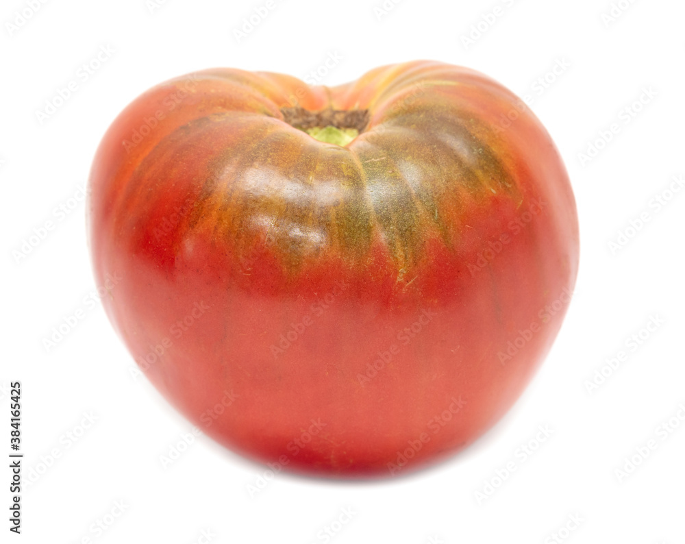 Red ripe tomato isolated on a white background. Red ripe tomato isolated on a white background.
