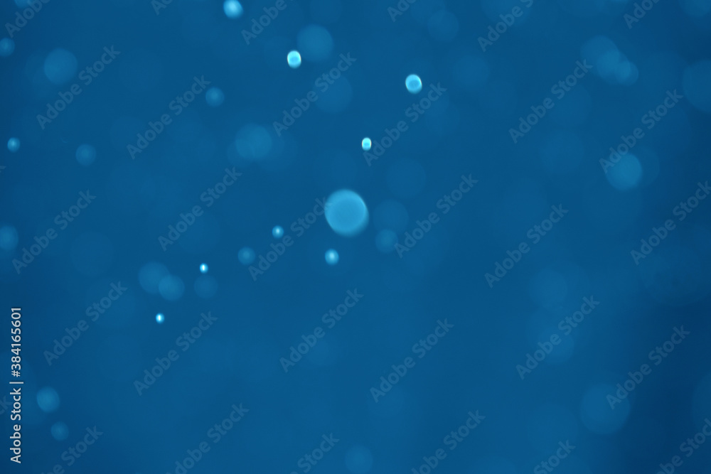 abstract blue bokeh light pattern colorful for background.